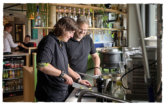 Koken in de Careflex Zorgcampus Breda